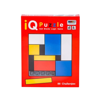 Logiczna gra zręcznościowa IQ Puzzle, Układanka, Łamigłówka, Kolorowe klocki