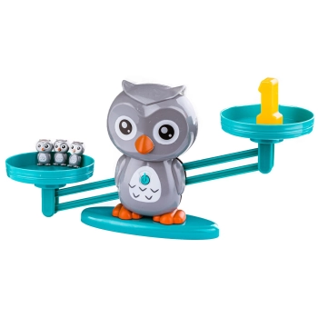 Gra Nauka Liczenia - Równoważnia Waga Szalkowa Sówka Sowa - Owl Balance