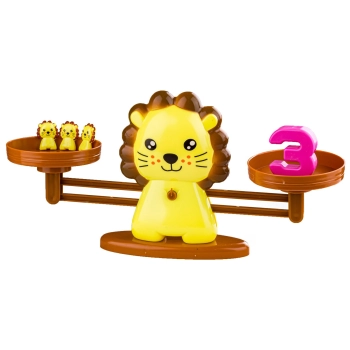 Gra Nauka Liczenia - Równoważnia Waga Szalkowa Lew - Lion Balance