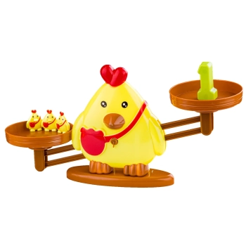 Gra Nauka Liczenia - Równoważnia Waga Szalkowa Kurczak - Chick Balance