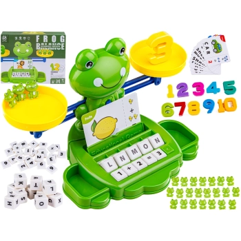 Gra Nauka Liczenia Oraz Angielskiego - Równoważnia Waga Szalkowa Żabka Żaba - Frog Balance