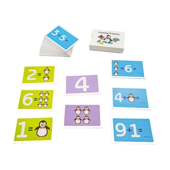 Gra Nauka Liczenia - Równoważnia Waga Szalkowa Pingwin - Counting Penguins