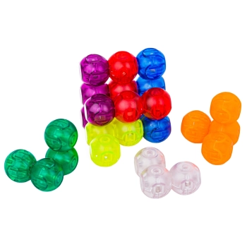 Gra, Układanka Logiczna, Magnetyczna Kostka Do Ułożenia, Klocki + KARTY