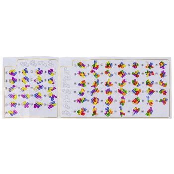 Gra, Układanka Logiczna, Magnetyczna Kostka Do Ułożenia 7 El.