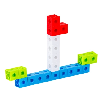 Klocki, Układanka + Karty Gra Logiczna, Nauka Liczenia I Matematyki,