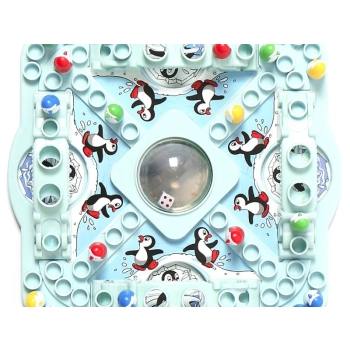 Gra planszowa wyścigi pingwinów chińczyk