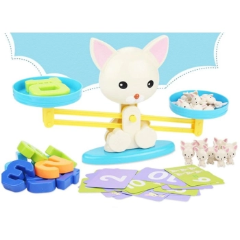 Gra Nauka Liczenia - Równoważnia Waga Szalkowa Pies + Szczenięta - Puppy Up