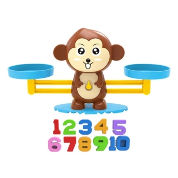 Gra Nauka Liczenia - Równoważnia Waga Szalkowa Małpka - Monkey Balance