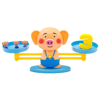 Gra Nauka Liczenia - Równoważnia Waga Szalkowa Świnka - Piggy Balance