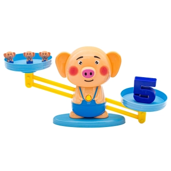 Gra Nauka Liczenia - Równoważnia Waga Szalkowa Świnka - Piggy Balance