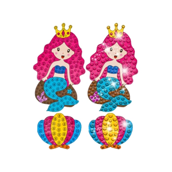 Haft Diamentowy Mozaika Diamentowa Naklejki Mega Zestaw 127 Naklejek MIX