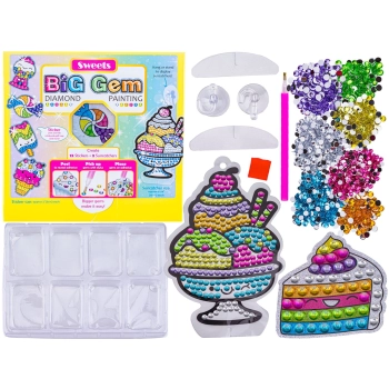 Haft Diamentowy Mozaika Diamentowa Naklejki Mozaika SŁODYCZE