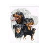 Haft Diamentowy, Obraz, Mozaika Diamentowa Diamond Painting, PIES - ROTTWEILER 30x40cm