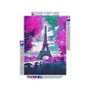 Haft Diamentowy, Obraz, Mozaika Diamentowa Diamond Painting, WIEŻA EIFFLA 30x40cm