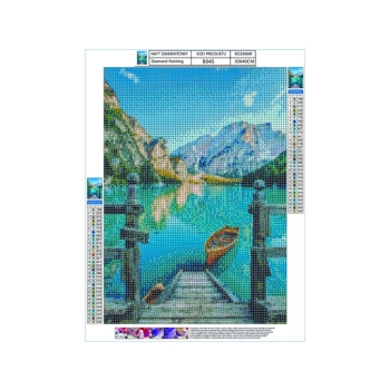 Haft Diamentowy, Obraz, Mozaika Diamentowa Diamond Painting, POMOST 30x40cm