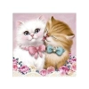 Haft Diamentowy, Obraz, Mozaika Diamentowa Diamond Painting, UROCZE KOTKI 30x30cm