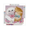 Haft Diamentowy, Obraz, Mozaika Diamentowa Diamond Painting, UROCZE KOTKI 30x30cm