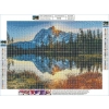 Haft Diamentowy, Obraz, Mozaika Diamentowa Diamond Painting, GÓRSKI KRAJOBRAZ 40x30cm