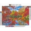 Haft Diamentowy, Obraz, Mozaika Diamentowa Diamond Painting, PARK JESIENIĄ 40x30cm