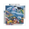 Haft Diamentowy, Obraz, Mozaika Diamentowa Diamond Painting, PODWODNY ŚWIAT 30x30cm