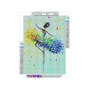 Haft Diamentowy, Obraz, Mozaika Diamentowa Diamond Painting, BALETNICA - KOLOR 30x40cm