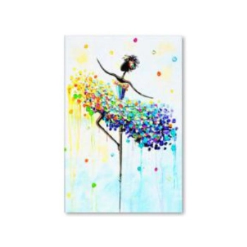 Haft Diamentowy, Obraz, Mozaika Diamentowa Diamond Painting, BALETNICA - KOLOR 30x40cm