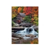 Haft Diamentowy, Obraz, Mozaika Diamentowa Diamond Painting, LEŚNY POTOK 30x40cm