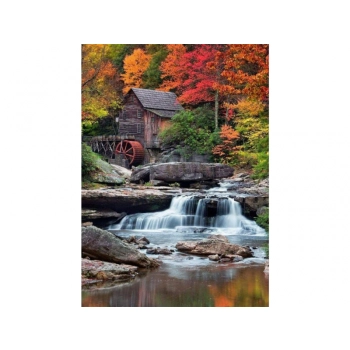 Haft Diamentowy, Obraz, Mozaika Diamentowa Diamond Painting, LEŚNY POTOK 30x40cm