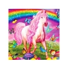 Haft Diamentowy, Obraz, Mozaika Diamentowa Diamond Painting, BAJKOWA SCENERIA Koń 30x30cm