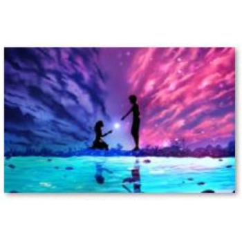 Haft Diamentowy, Obraz, Mozaika Diamentowa Diamond Painting, ZAKOCHANA PARA 40x30cm