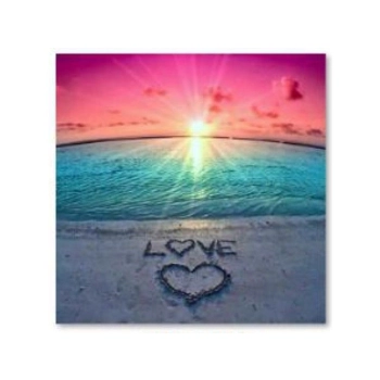 Haft Diamentowy, Obraz, Mozaika Diamentowa Diamond Painting, LOVE 30x30cm