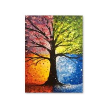 Haft Diamentowy, Obraz, Mozaika Diamentowa Diamond Painting, DRZEWO 30x40cm