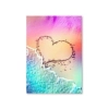 Haft Diamentowy, Obraz, Mozaika Diamentowa Diamond Painting, PLAŻA - SERCE 30x40cm