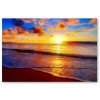 Haft Diamentowy, Obraz, Mozaika Diamentowa Diamond Painting, ZACHÓD SŁOŃCA - PLAŻA 40x30cm