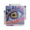 Haft Diamentowy, Obraz, Mozaika Diamentowa Diamond Painting, OKO W KOLORZE 30x30cm