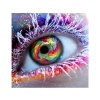 Haft Diamentowy, Obraz, Mozaika Diamentowa Diamond Painting, OKO W KOLORZE 30x30cm