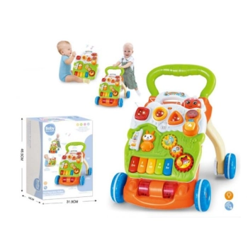 Wielofunkcyjny Interaktywny Jeździk Pchacz Chodzik Grający Przecena 1