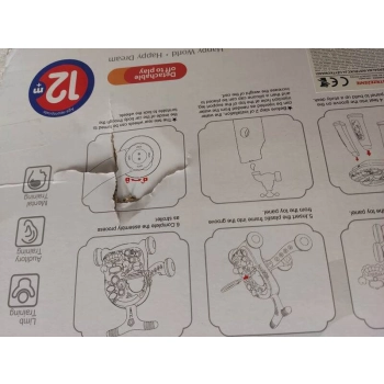 Chodzik, Pchacz, Stolik Edukacyjny 2w1 Koszykówka Niebieski Przecena 2