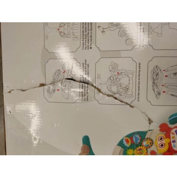 Chodzik, Pchacz, Stolik Edukacyjny 2w1 Koszykówka Niebieski Przecena 2