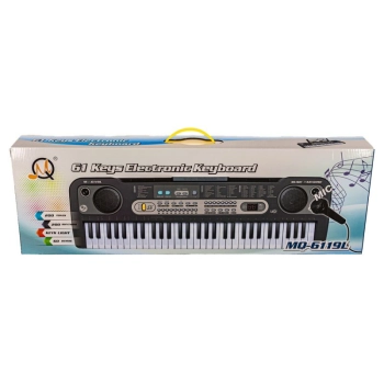 Keyboard MQ-6119L Organki, 61 Klawiszy, Mikrofon, Nauka Gry Przecena 8