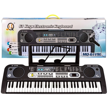 Keyboard MQ-6119L Organki, 61 Klawiszy, Mikrofon, Nauka Gry Przecena 8