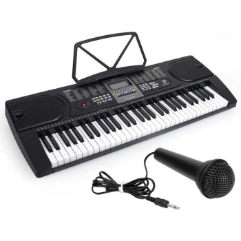 Keyboard Organy 61 Klawiszy Zasilacz Mikrofon MK-2106