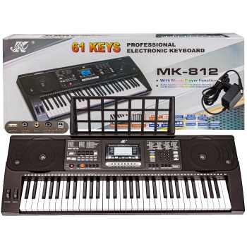 Keyboard Organy 61 Klawiszy Zasilacz MK-812 Przecena 9