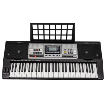 Keyboard Organy 61 Klawiszy Zasilacz MK-816 Z Funkcją Nauki Gry Przecena 6