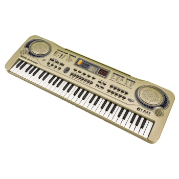 Keyboard MQ-811 Organki, 61 Klawiszy, Zasilacz, Mikrofon, USB