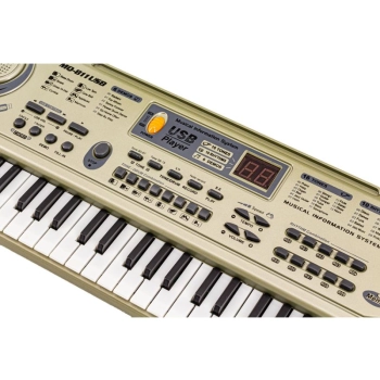 Keyboard MQ-811 Organki, 61 Klawiszy, Zasilacz, Mikrofon, USB