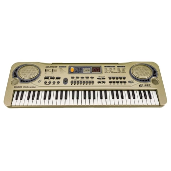 Keyboard MQ-811 Organki, 61 Klawiszy, Zasilacz, Mikrofon, USB Przecena 2