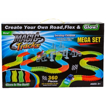 Kolorowy Tor Samochodowy Wyścigowy 360 El 2 Auta