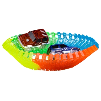 Kolorowy Tor Samochodowy Wyścigowy 360 El 2 Auta