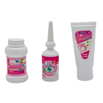 Wózek Lekarski Dla Dziewczynki Z Akcesoriami, Zestaw Doktora Różowy